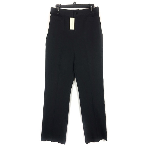 Christopher & Banks Black Workwear Classic Fit Downtown Trouser 8 Petite Pant - Picture 2 of 7